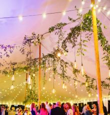 tent lighting wedding